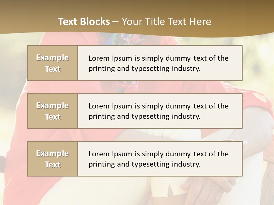 Happy Sitting Women PowerPoint Template