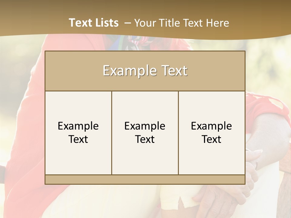 Happy Sitting Women PowerPoint Template