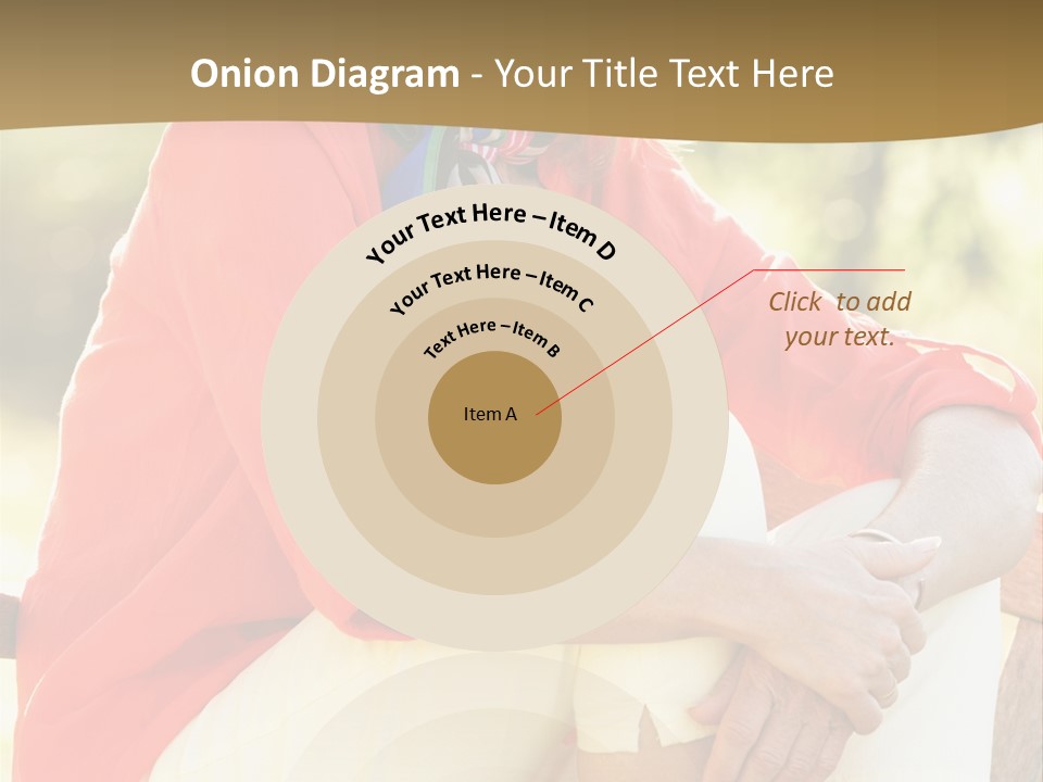 Happy Sitting Women PowerPoint Template