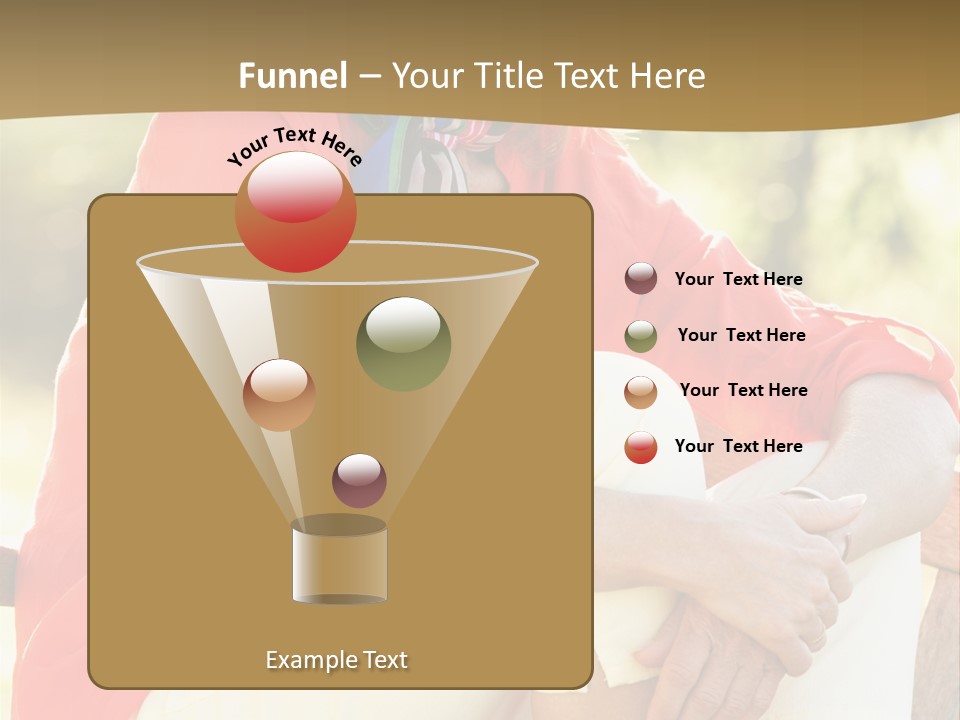 Happy Sitting Women PowerPoint Template