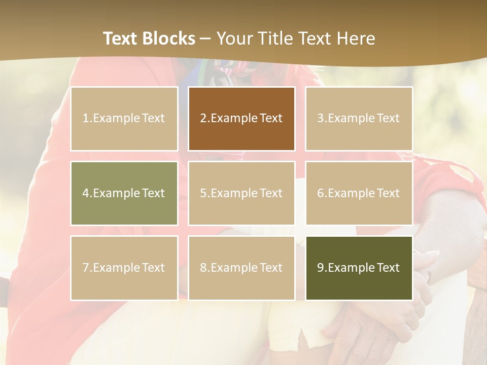 Happy Sitting Women PowerPoint Template