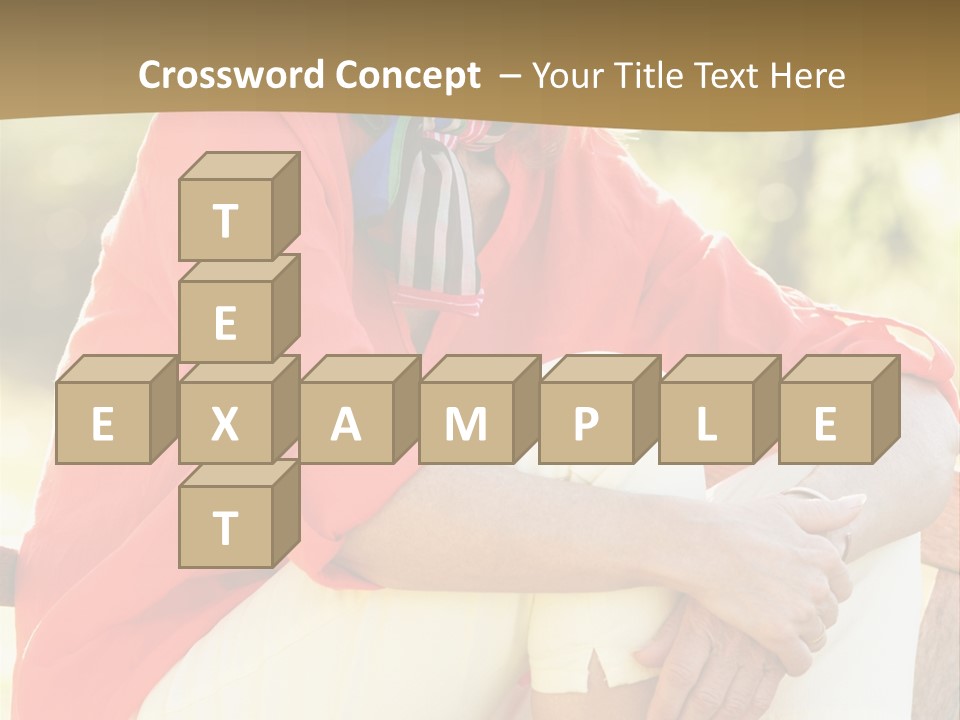 Happy Sitting Women PowerPoint Template