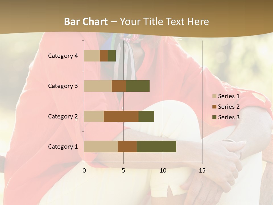 Happy Sitting Women PowerPoint Template