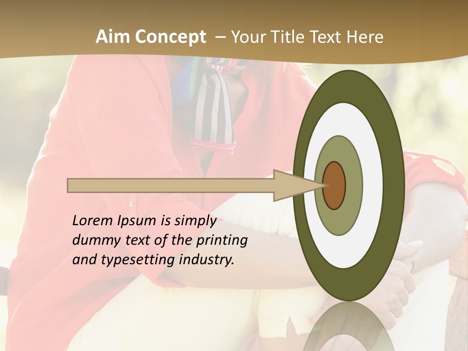 Happy Sitting Women PowerPoint Template