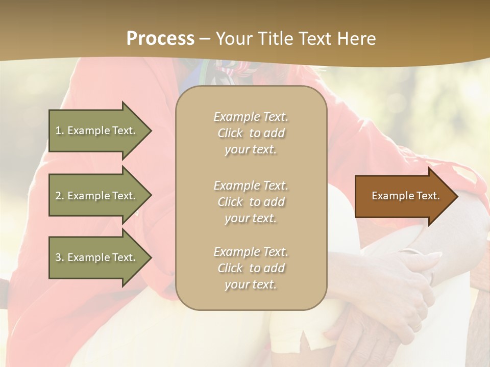 Happy Sitting Women PowerPoint Template