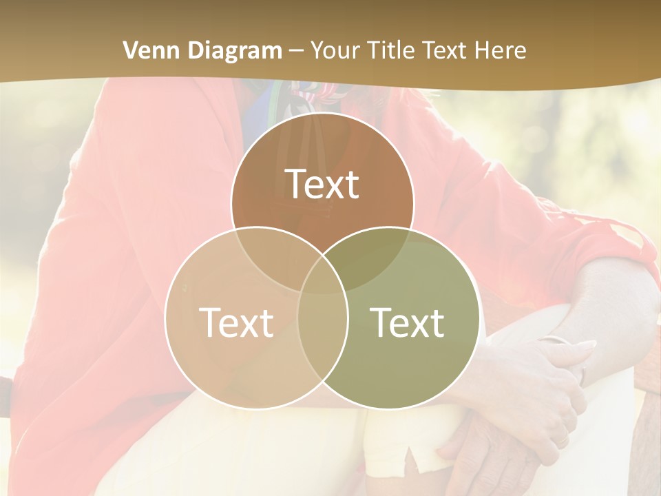 Happy Sitting Women PowerPoint Template