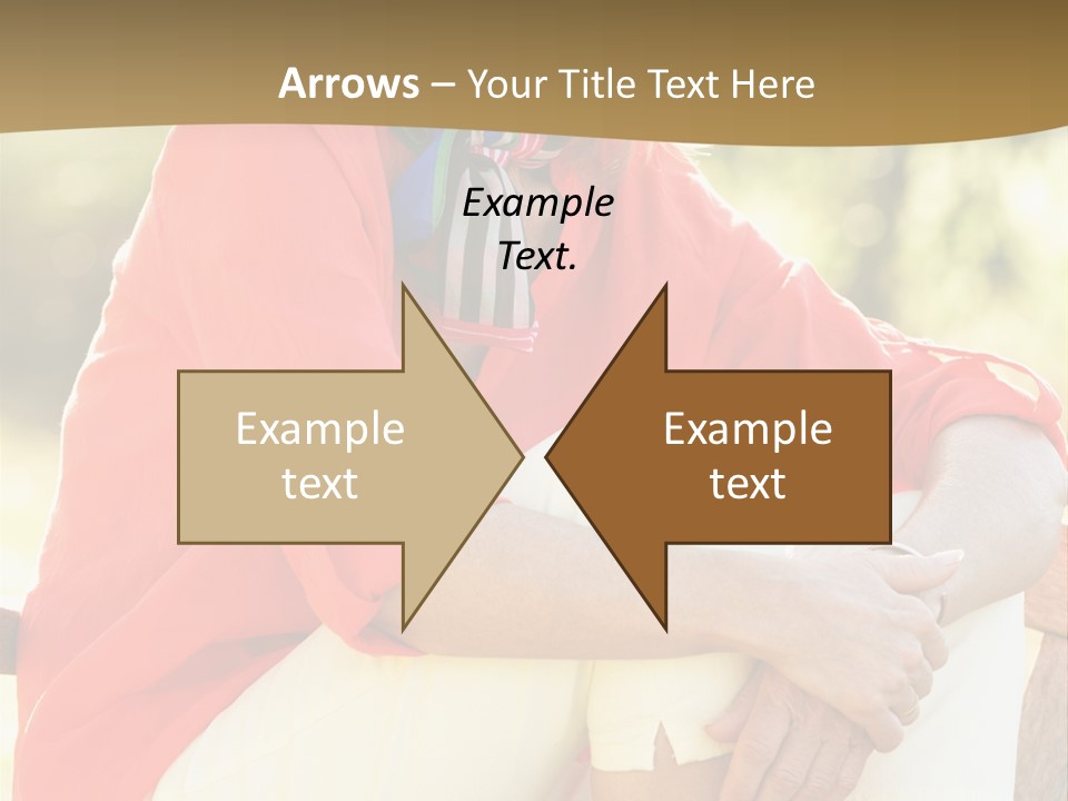 Happy Sitting Women PowerPoint Template