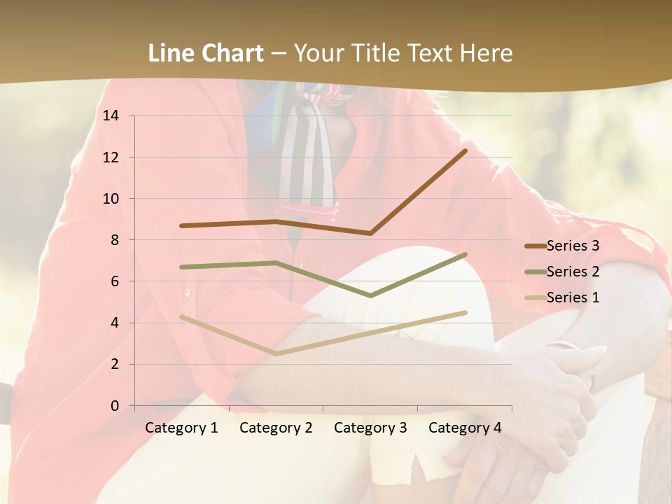 Happy Sitting Women PowerPoint Template