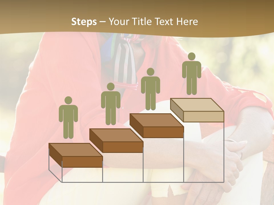 Happy Sitting Women PowerPoint Template