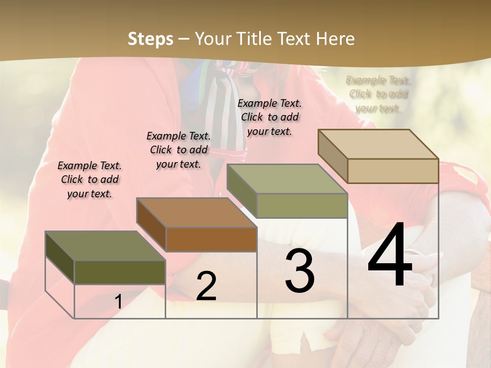 Happy Sitting Women PowerPoint Template