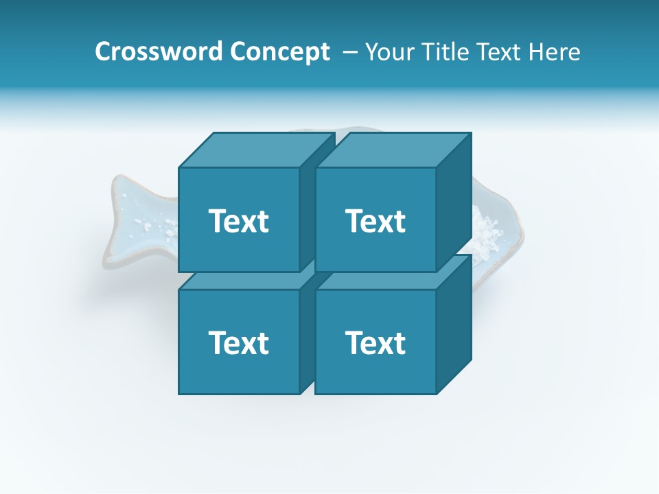 White Salt Crystals Grains Of Salt PowerPoint Template