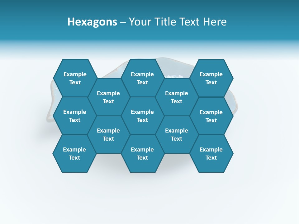 White Salt Crystals Grains Of Salt PowerPoint Template