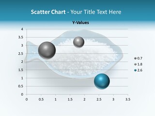 White Salt Crystals Grains Of Salt PowerPoint Template