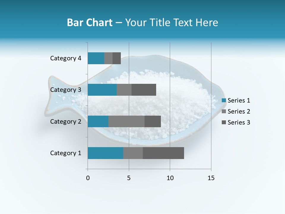 White Salt Crystals Grains Of Salt PowerPoint Template
