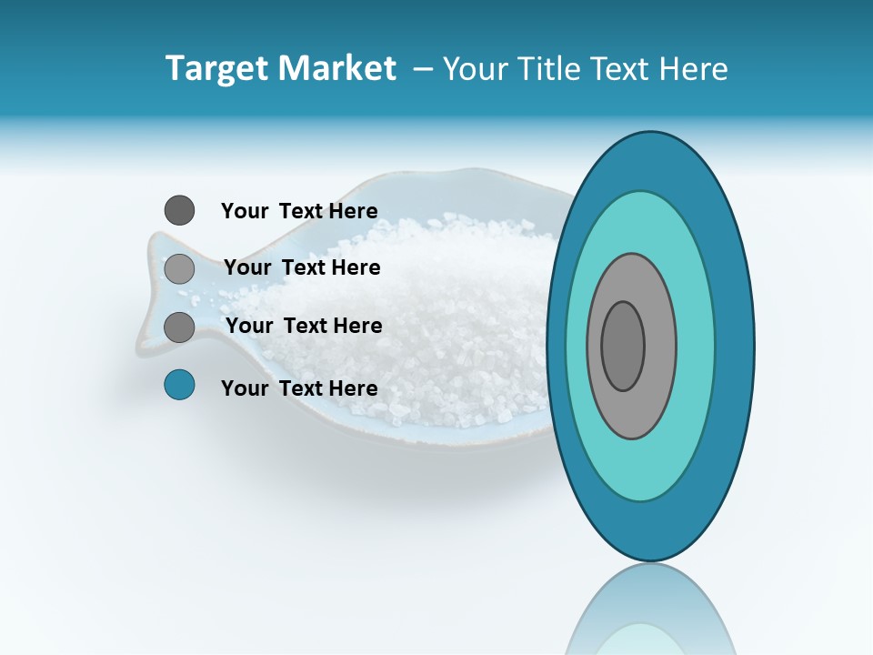 White Salt Crystals Grains Of Salt PowerPoint Template