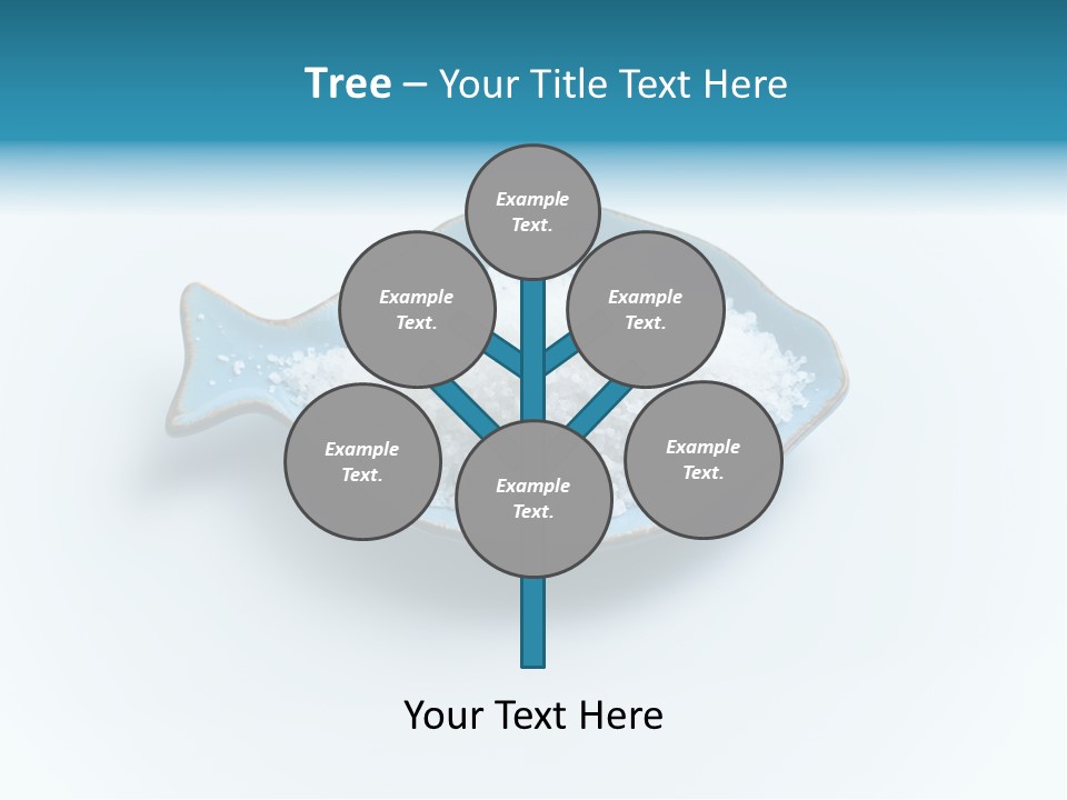 White Salt Crystals Grains Of Salt PowerPoint Template