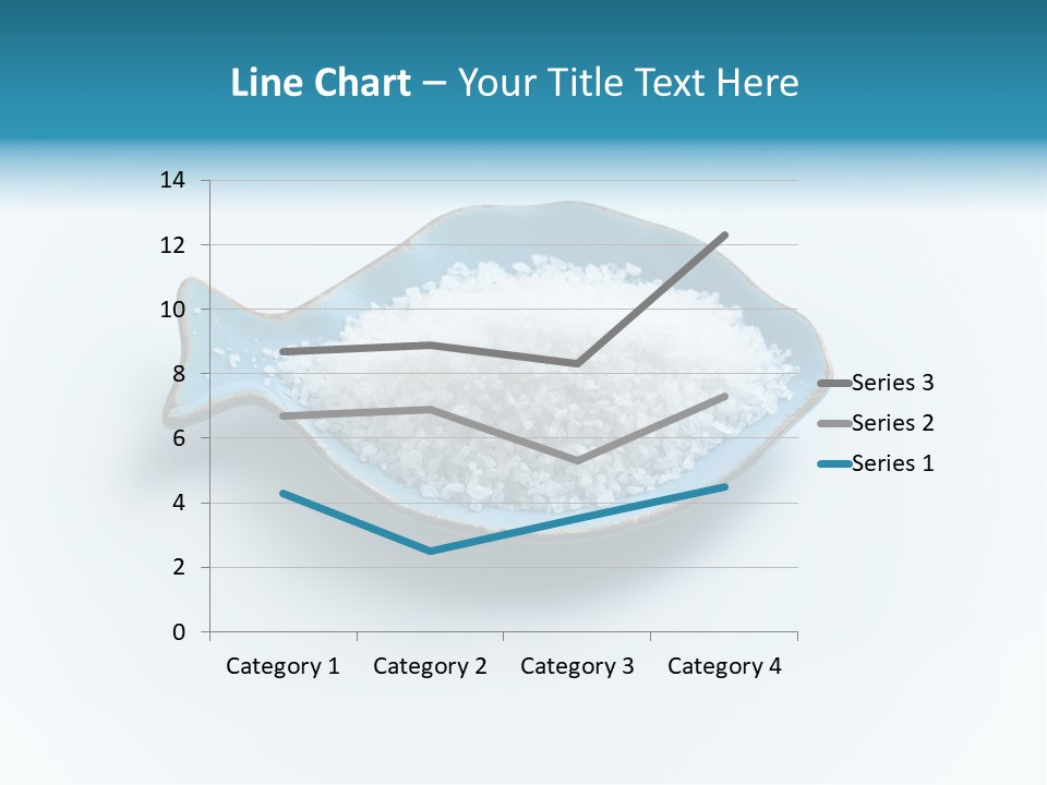 White Salt Crystals Grains Of Salt PowerPoint Template