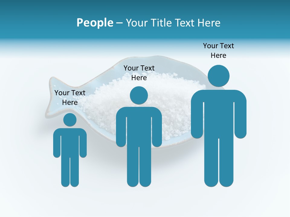 White Salt Crystals Grains Of Salt PowerPoint Template