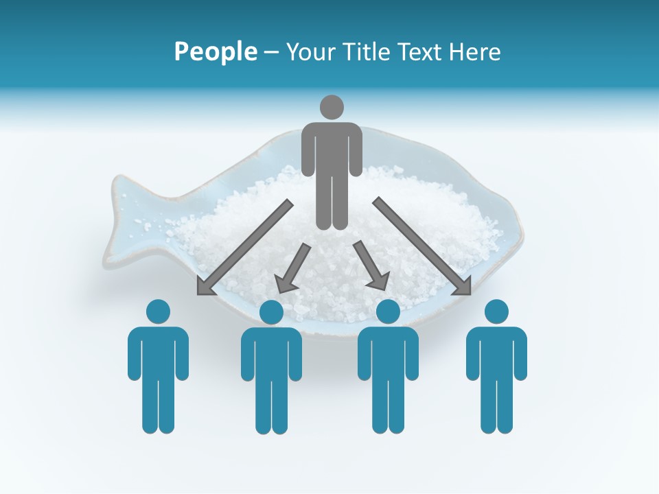 White Salt Crystals Grains Of Salt PowerPoint Template