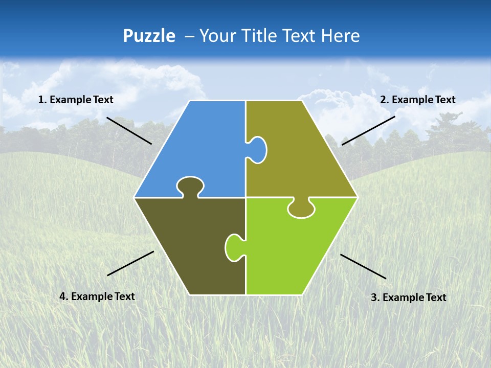 Eucalyptus Wide Organic Food PowerPoint Template
