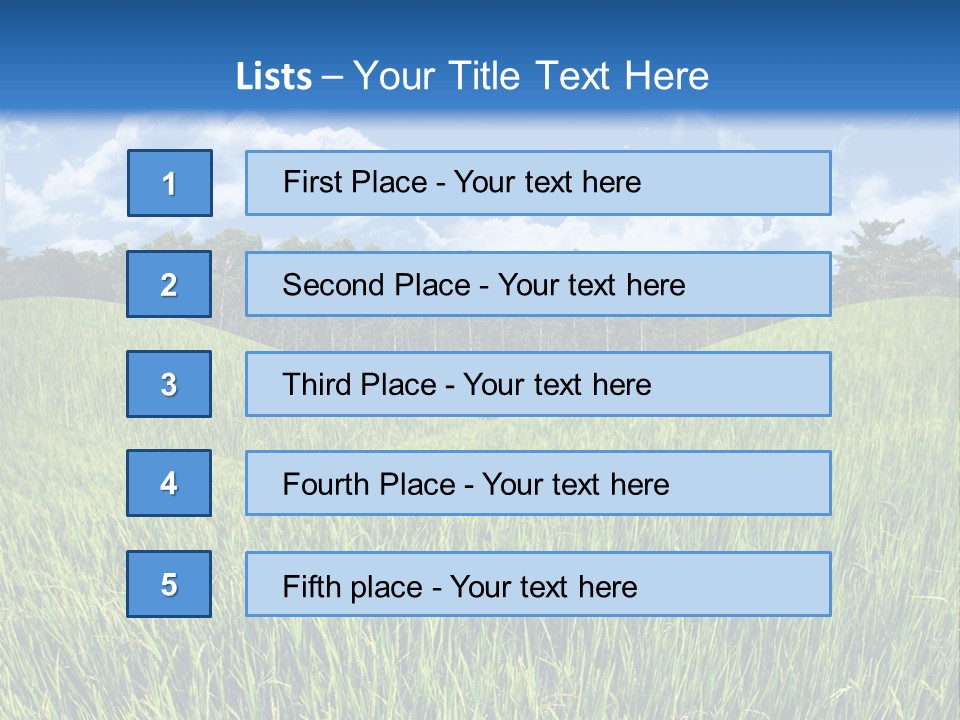 Eucalyptus Wide Organic Food PowerPoint Template