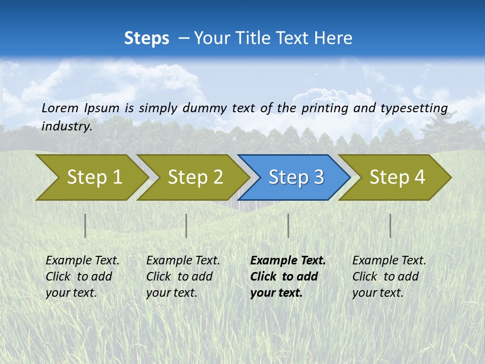 Eucalyptus Wide Organic Food PowerPoint Template