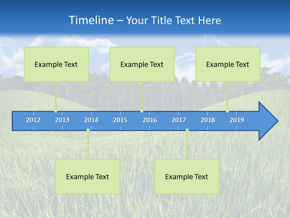 Eucalyptus Wide Organic Food PowerPoint Template