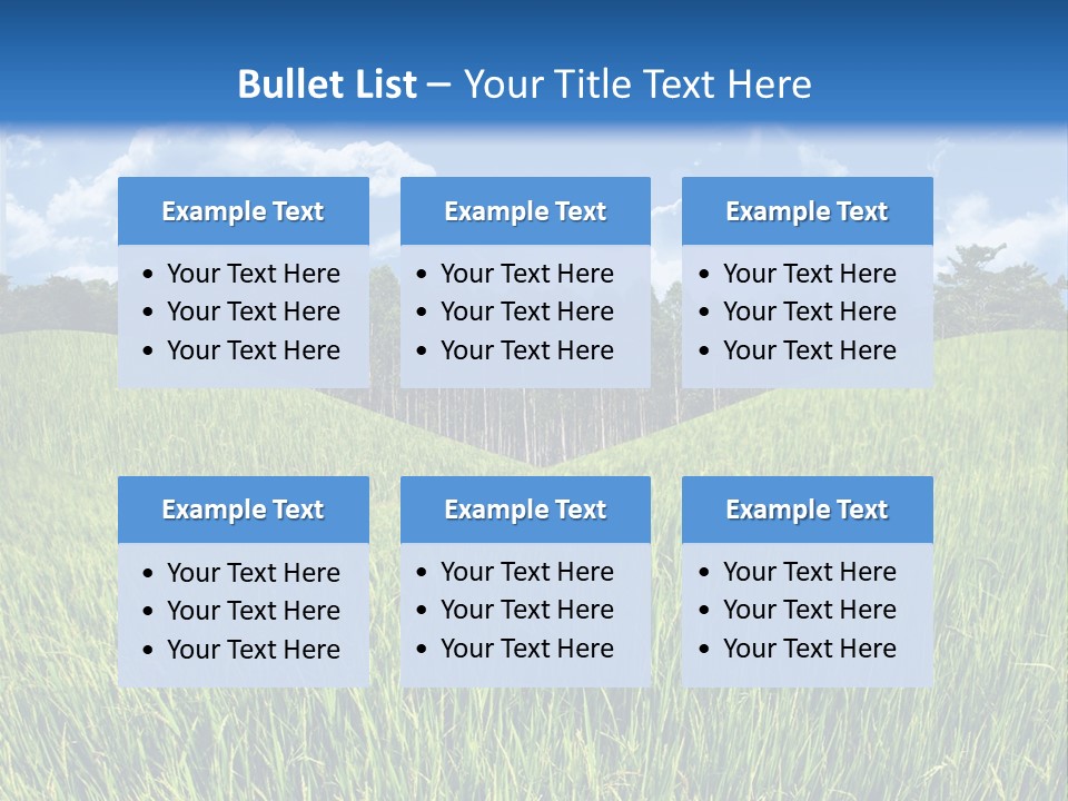 Eucalyptus Wide Organic Food PowerPoint Template
