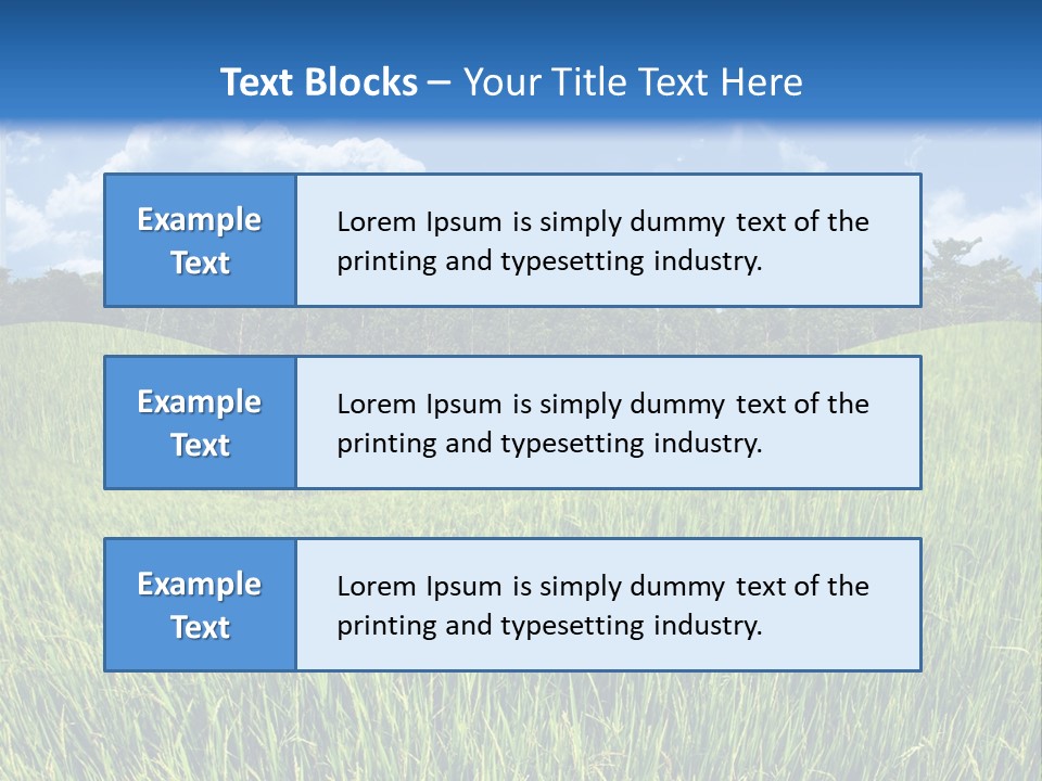 Eucalyptus Wide Organic Food PowerPoint Template