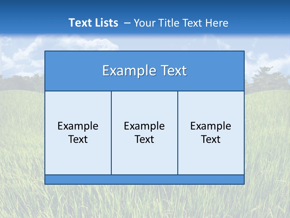 Eucalyptus Wide Organic Food PowerPoint Template