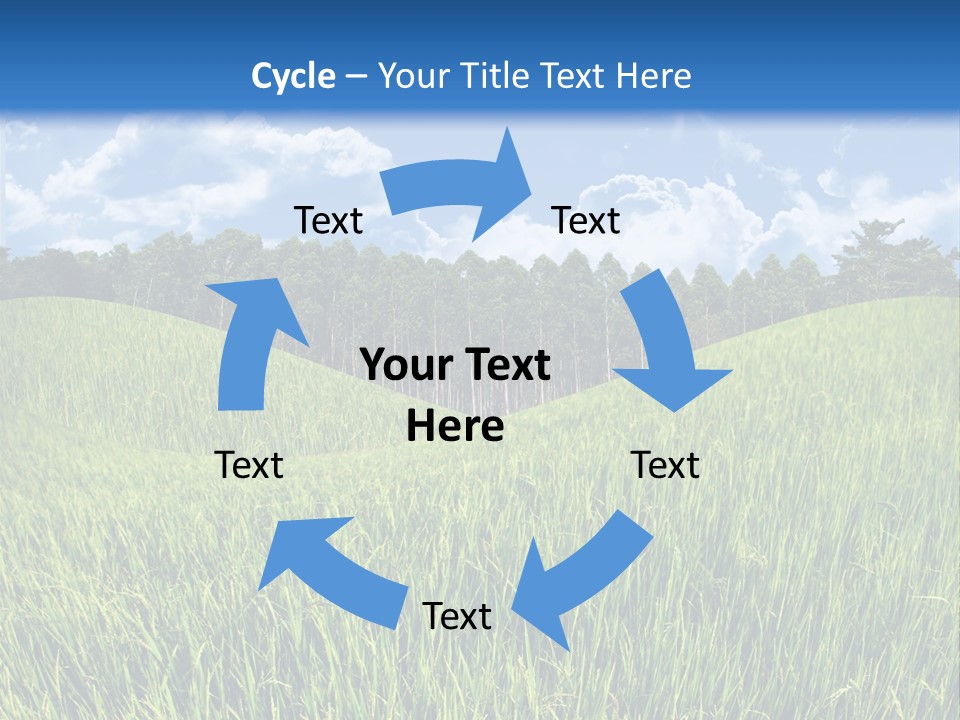 Eucalyptus Wide Organic Food PowerPoint Template