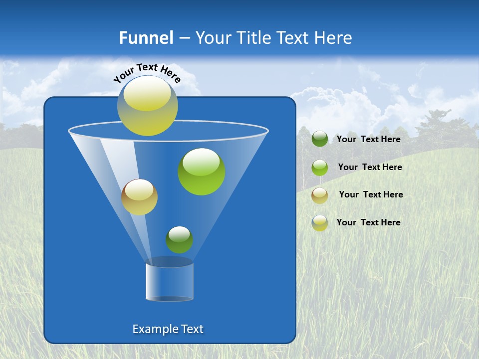 Eucalyptus Wide Organic Food PowerPoint Template