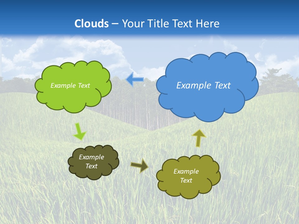 Eucalyptus Wide Organic Food PowerPoint Template