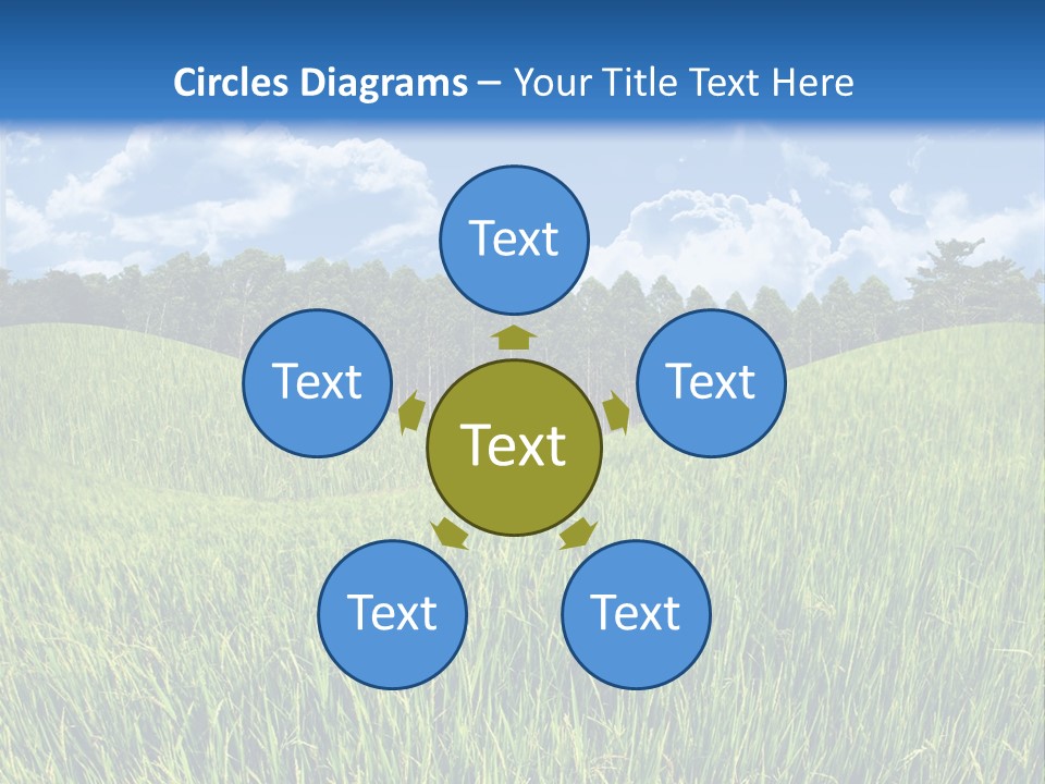 Eucalyptus Wide Organic Food PowerPoint Template