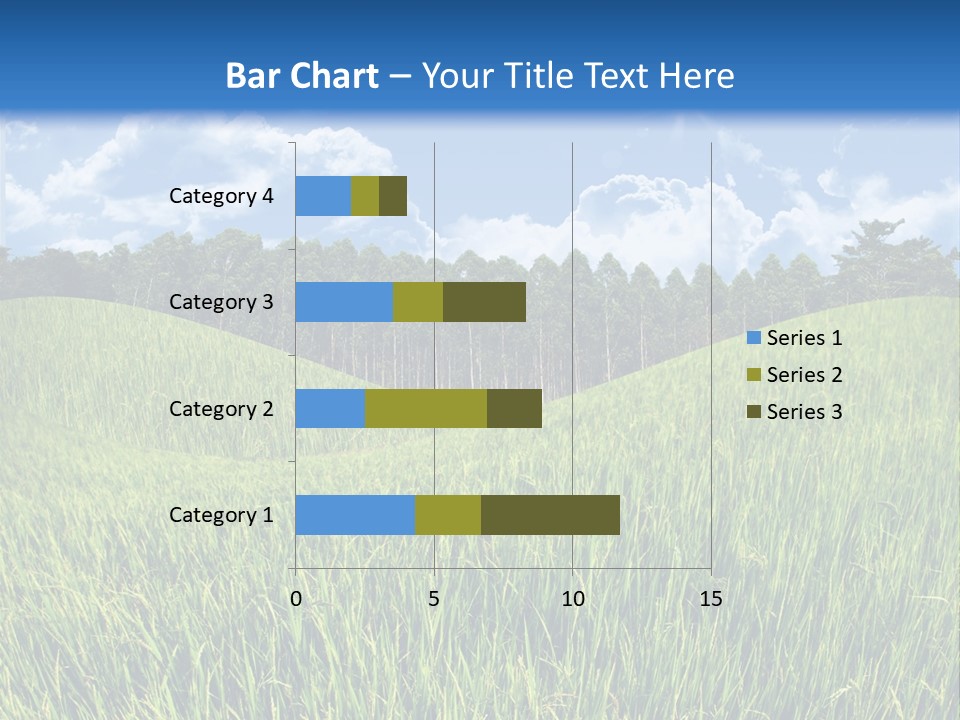 Eucalyptus Wide Organic Food PowerPoint Template