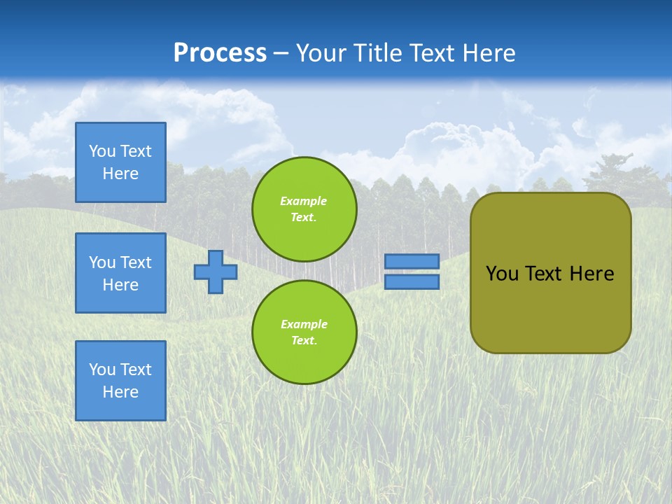 Eucalyptus Wide Organic Food PowerPoint Template