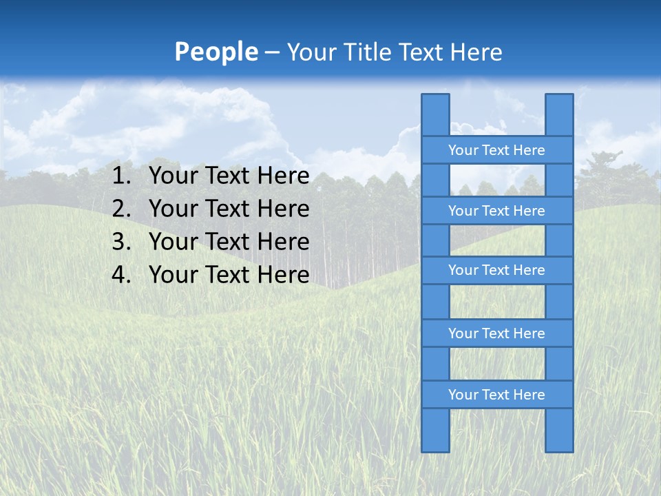 Eucalyptus Wide Organic Food PowerPoint Template