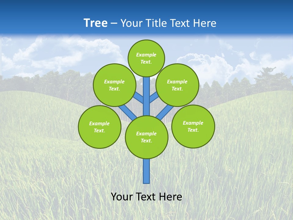 Eucalyptus Wide Organic Food PowerPoint Template