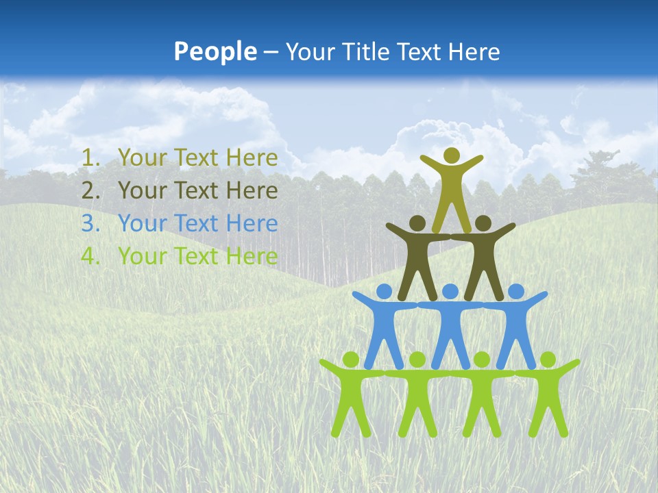 Eucalyptus Wide Organic Food PowerPoint Template