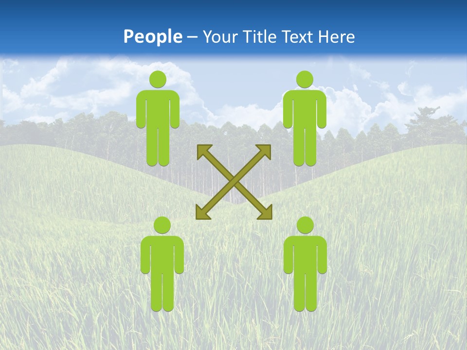 Eucalyptus Wide Organic Food PowerPoint Template