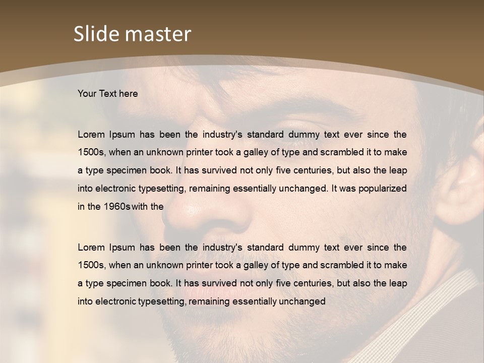 Confident Sexy White PowerPoint Template