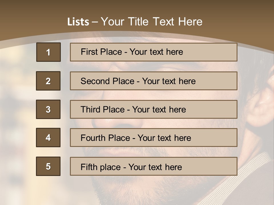 Confident Sexy White PowerPoint Template