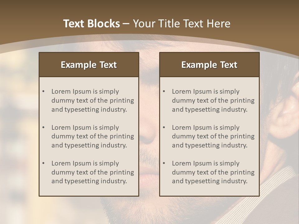 Confident Sexy White PowerPoint Template