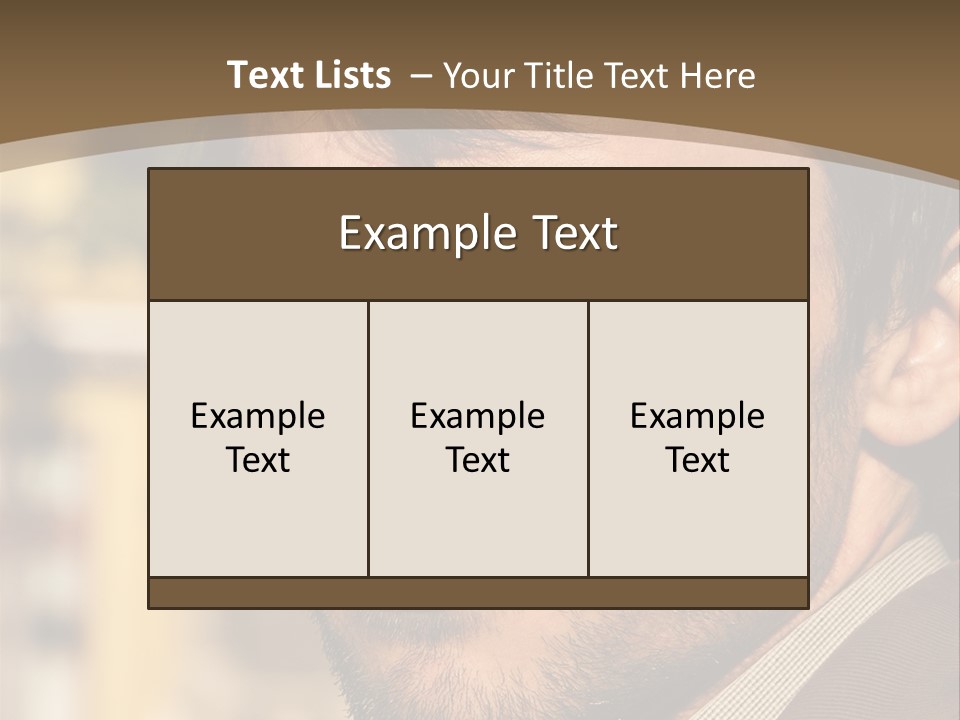 Confident Sexy White PowerPoint Template