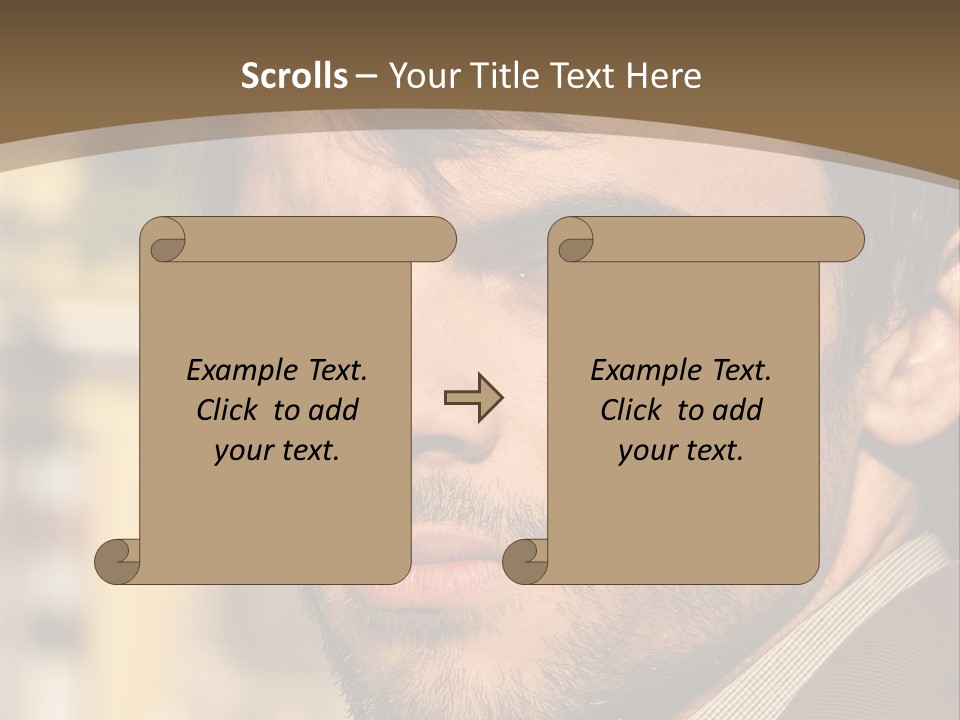 Confident Sexy White PowerPoint Template