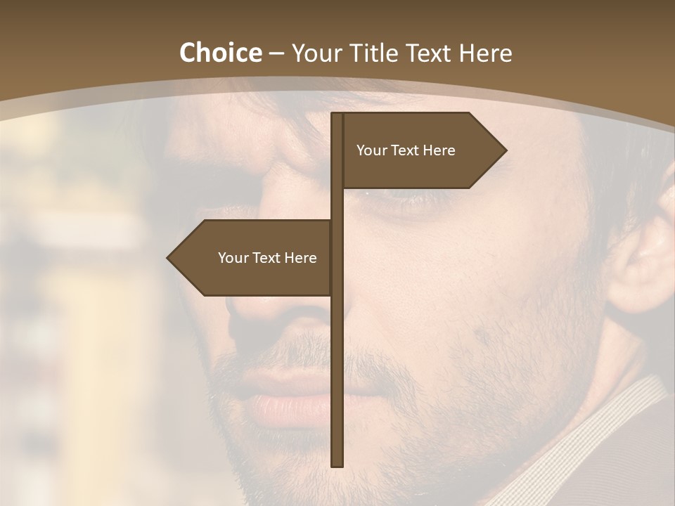 Confident Sexy White PowerPoint Template