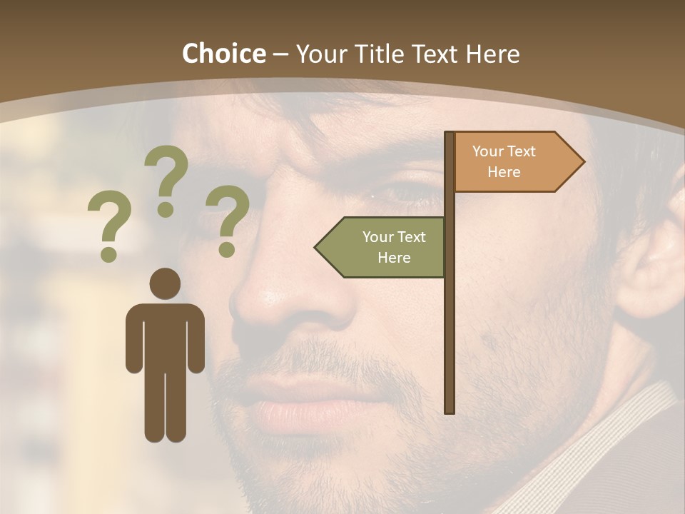 Confident Sexy White PowerPoint Template