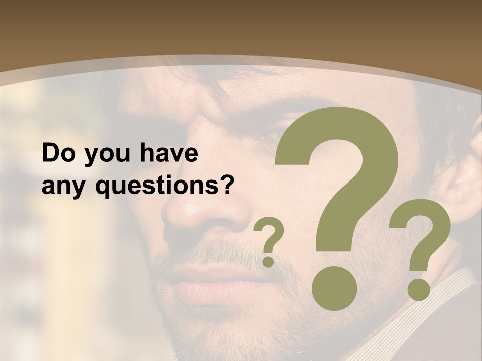 Confident Sexy White PowerPoint Template