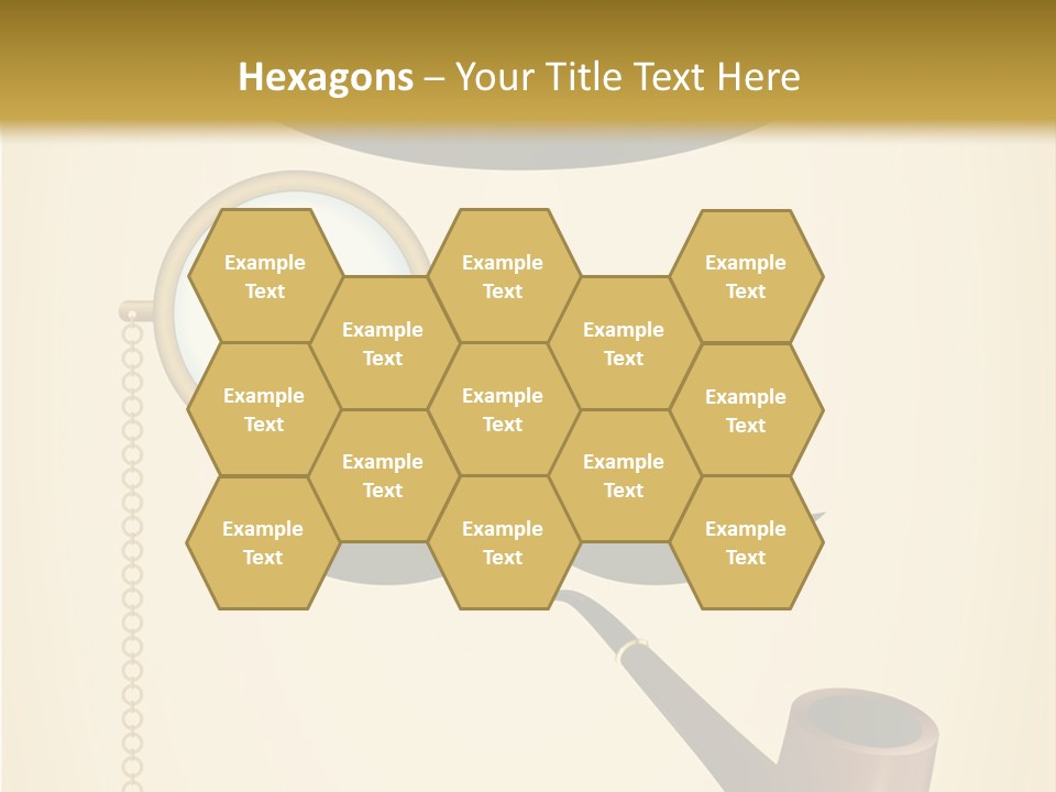Pipe Element Antique PowerPoint Template