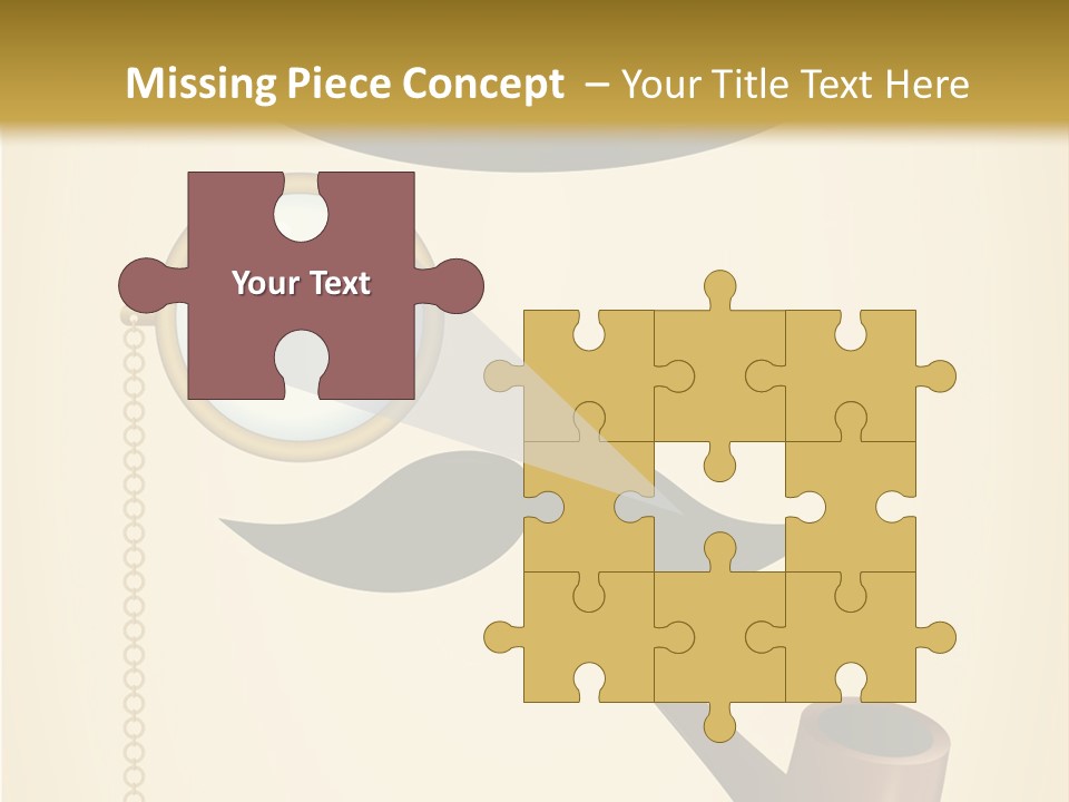 Pipe Element Antique PowerPoint Template